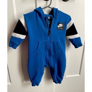 Blue Nike Baby Jumpsuit